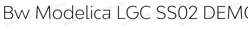 Bw Modelica LGC SS02 DEMO Light字体转换